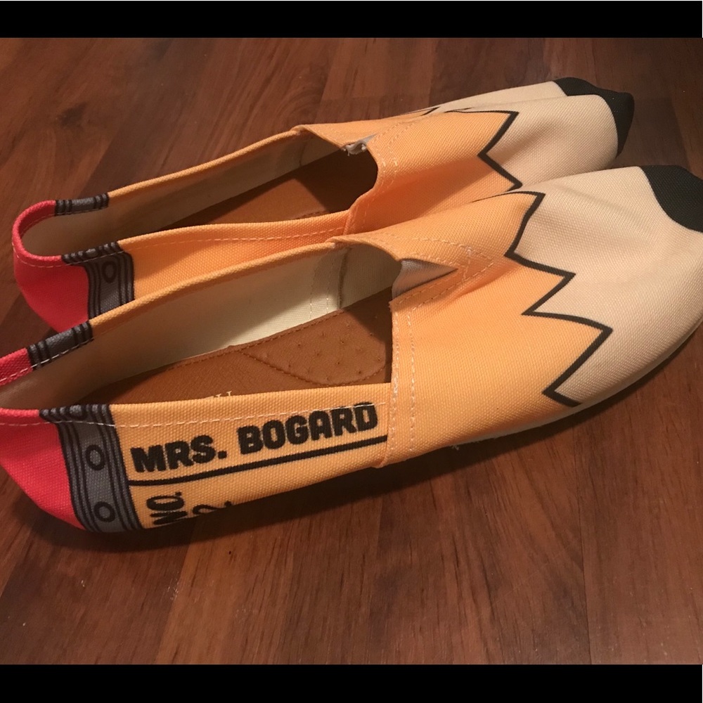 Personalized Pencil Shoes